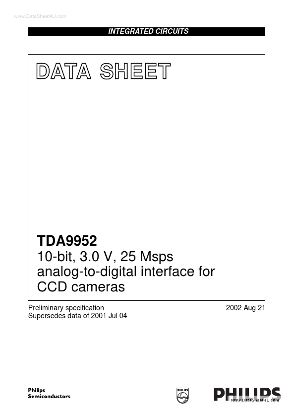 <?=TDA9952?> डेटा पत्रक पीडीएफ