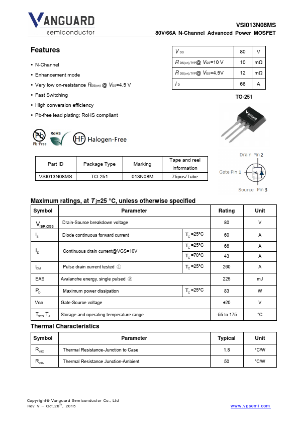 VSI013N08MS