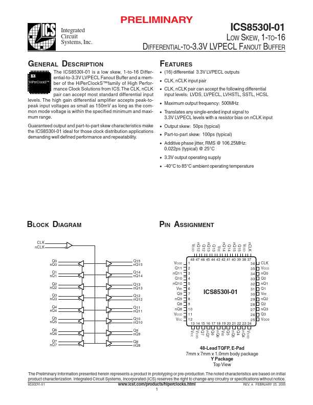 ICS8530I-01