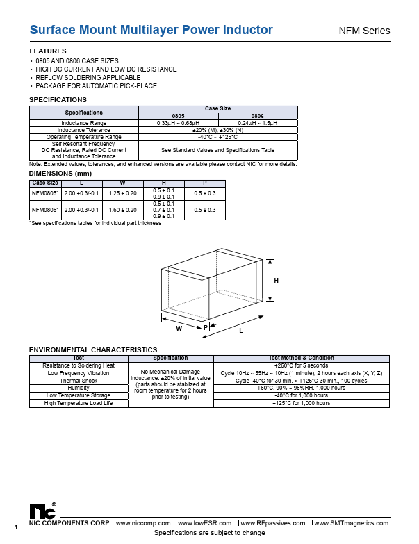 NFM0806TMR33TR380F