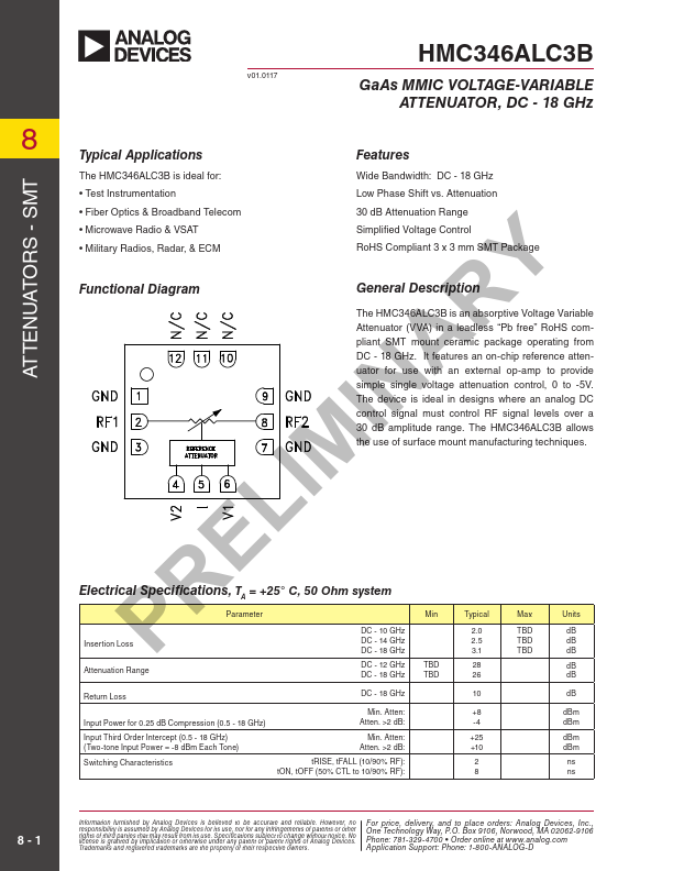 HMC346ALC3B