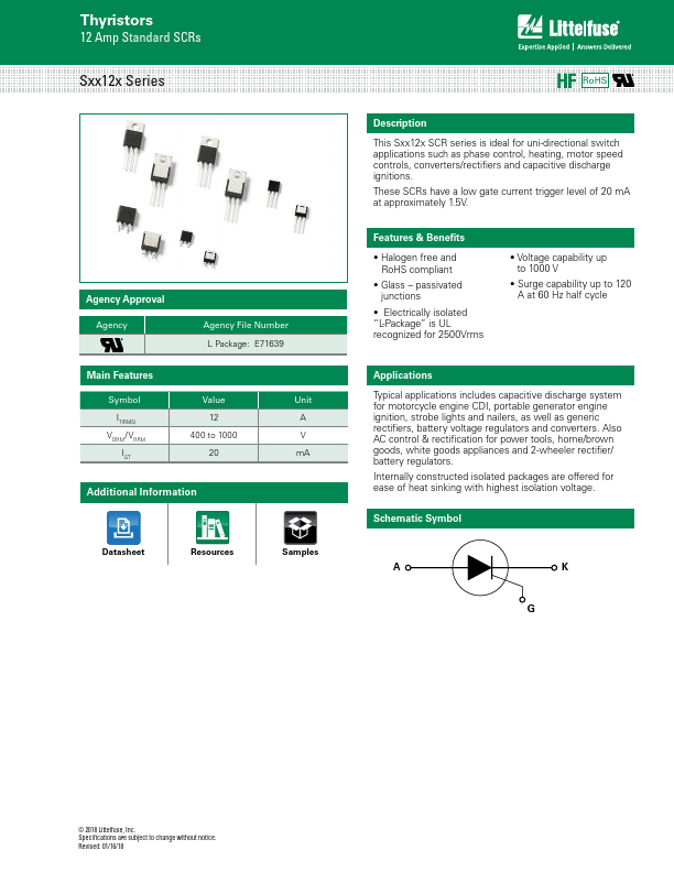 SK012R Littelfuse