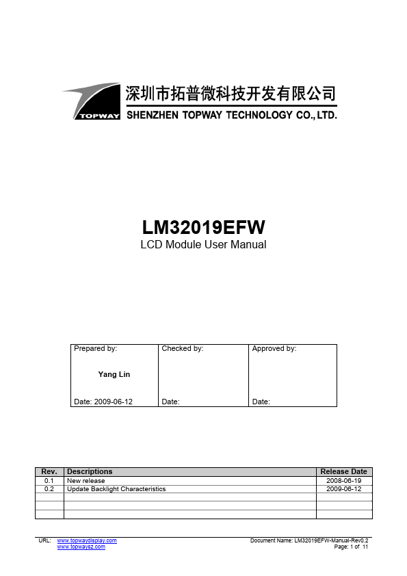 LM32019EFW