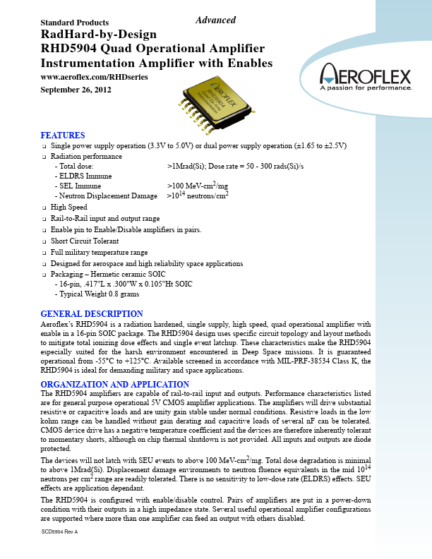 RHD5904 Aeroflex Circuit Technology