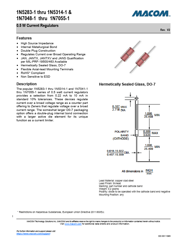 1N5305-1 MA-COM