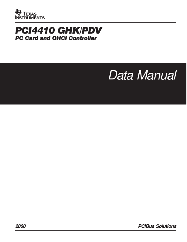 <?=PCI4410?> डेटा पत्रक पीडीएफ