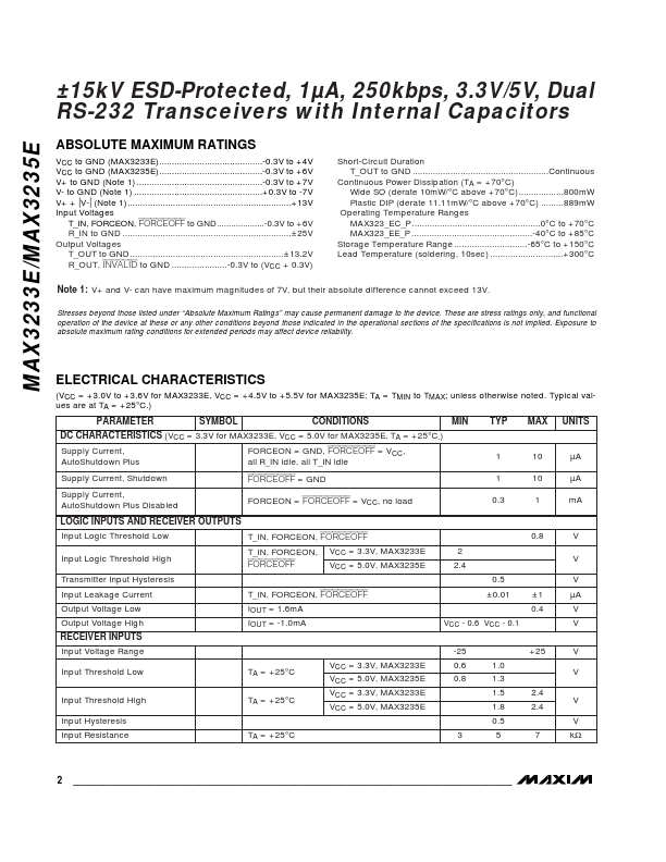 MAX3235E