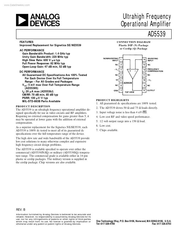 AD5539 Analog Devices