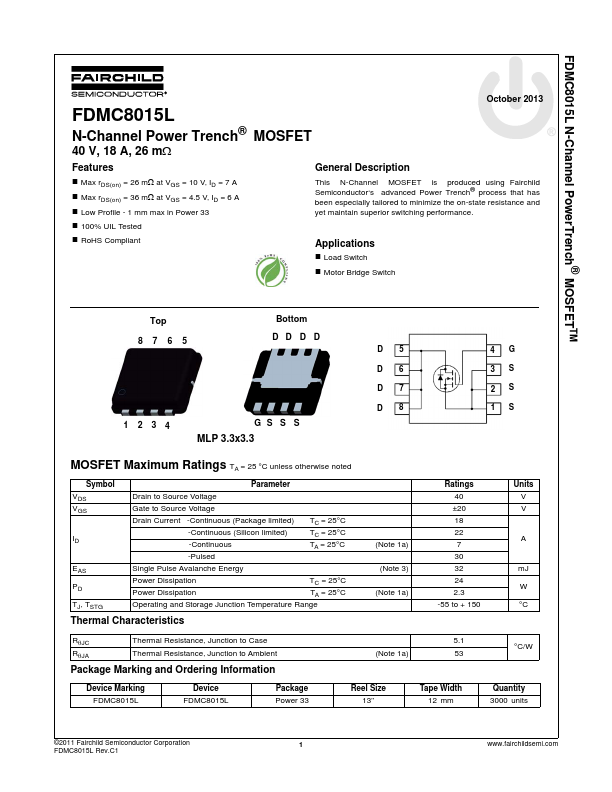 FDMC8015L