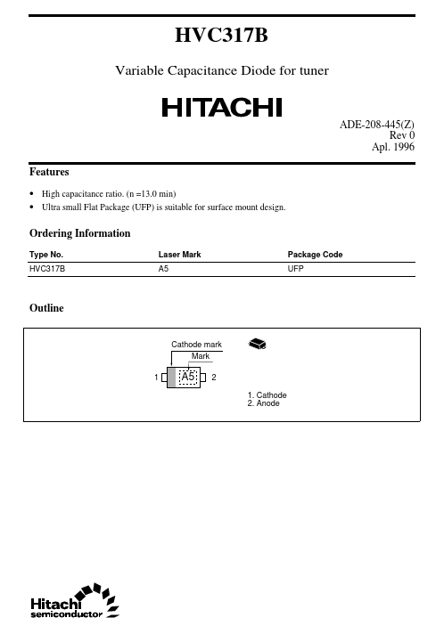HVC317B Hitachi Semiconductor