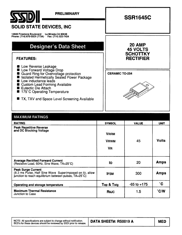 SSR1645C