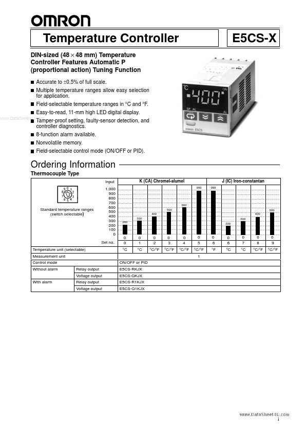 E5CS-X Omron