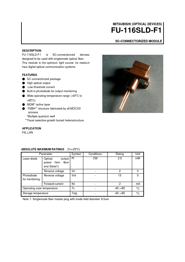 FU-116SLD-F1