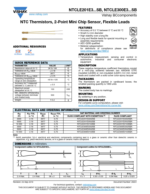 <?=NTCLE201E3502SB?> डेटा पत्रक पीडीएफ