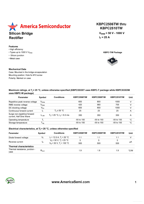 KBPC2508W