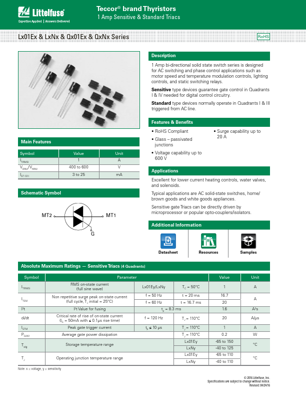 Q601E8 Littelfuse