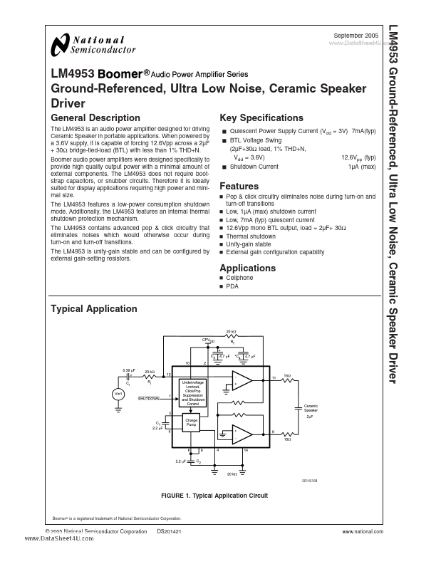 LM4953 National Semiconductor