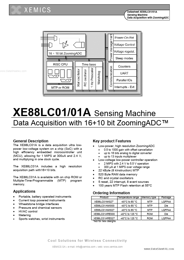 XE88LC01 Xemics