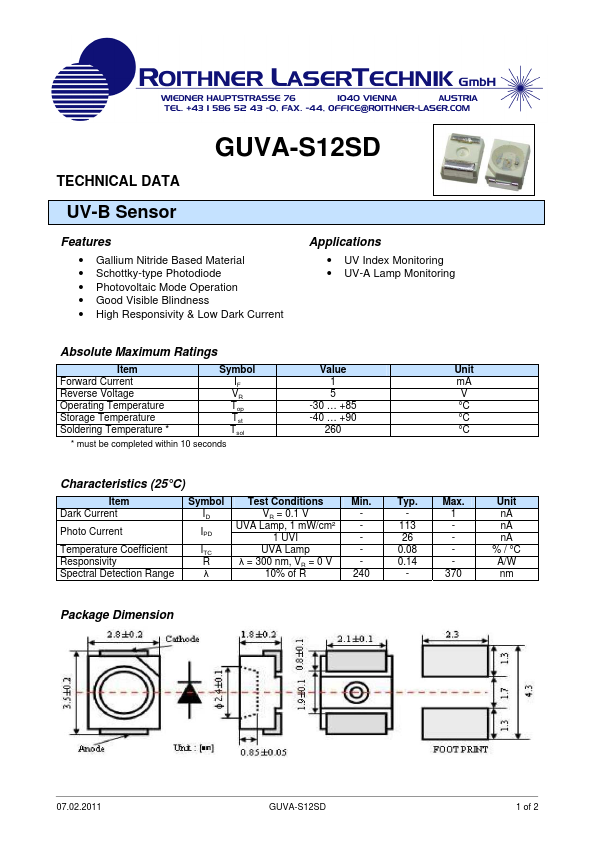 <?=GUVA-S12SD?> डेटा पत्रक पीडीएफ