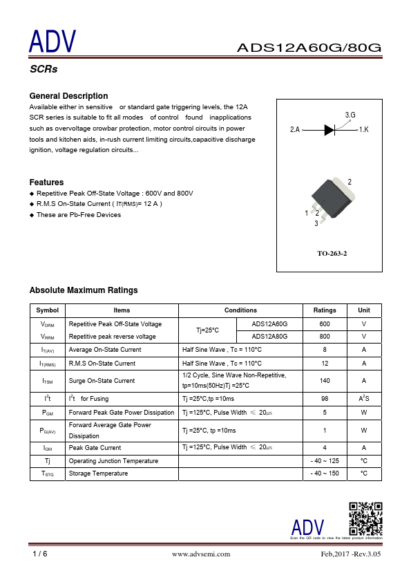 ADS12A60G ADV