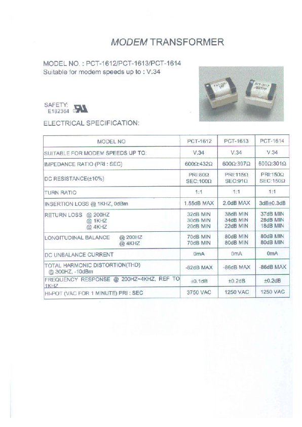 PCT-1614 Micro Electronics