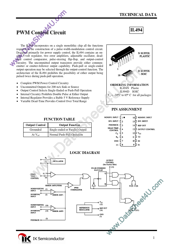 IL494 IK Semiconductor