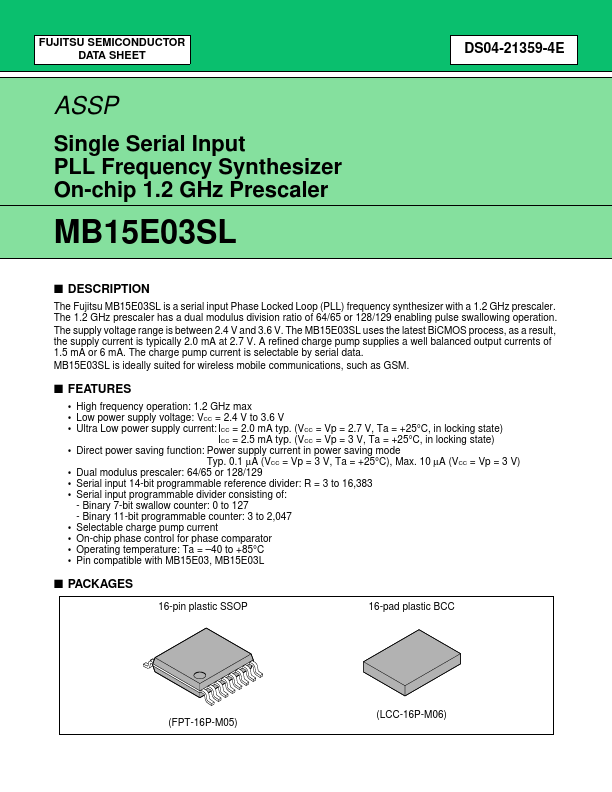 MB15E03SL