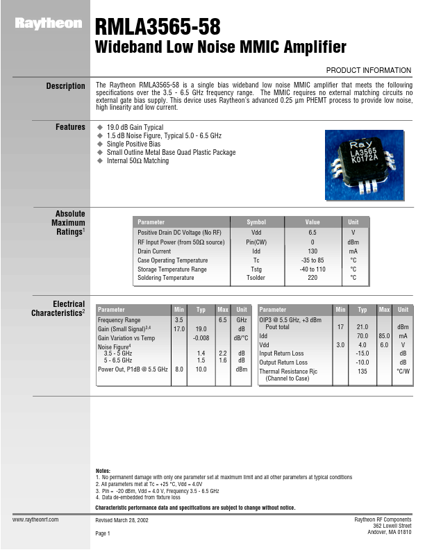 RMLA3565-58 ETC