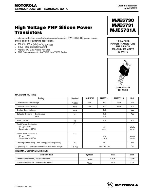 MJE5731A