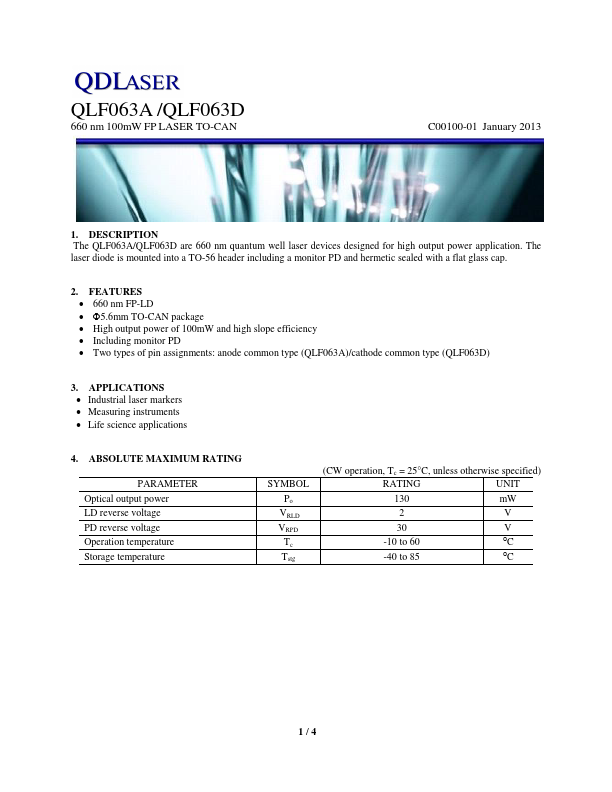 QLF063D QD Laser