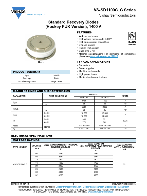 VS-SD1100C25C