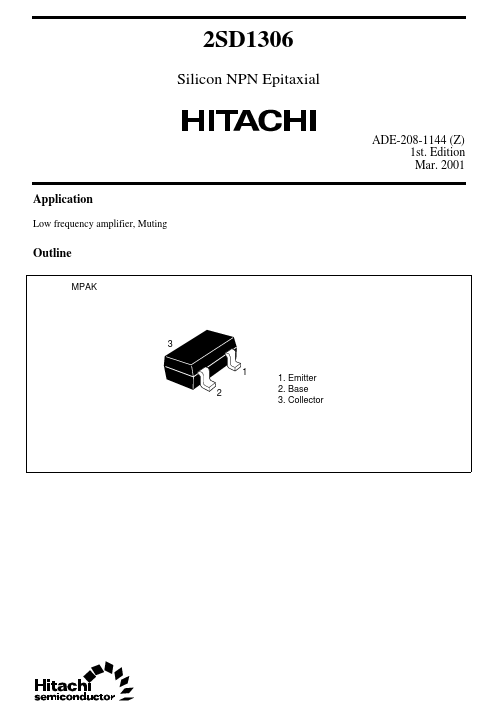 2SD1306 Hitachi Semiconductor