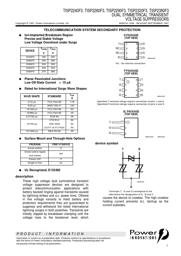 TISP2290F3