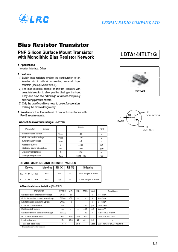 LDTA144TLT3G