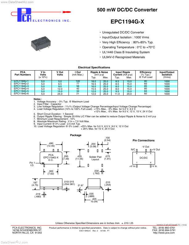 EPC1194G-x