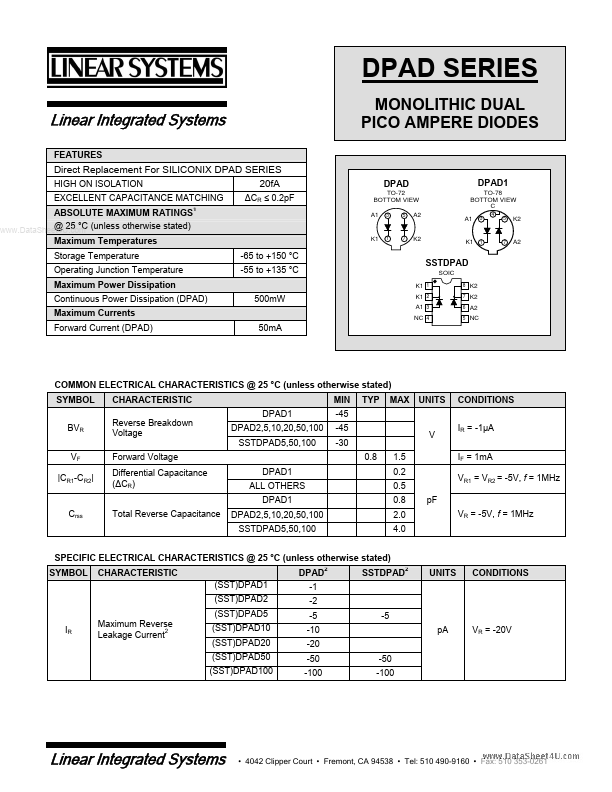 DPAD Linear Integrated Systems