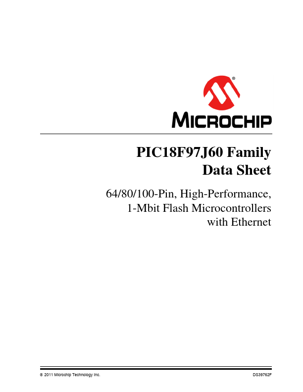 PIC18F96J65 Microchip Technology