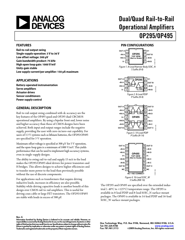 OP295 Analog Devices