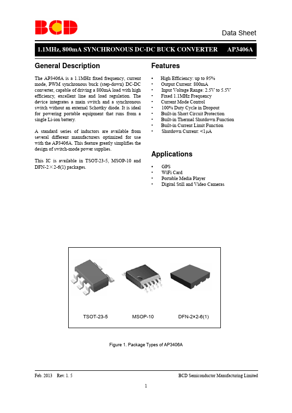 AP3406A BCD Semiconductor