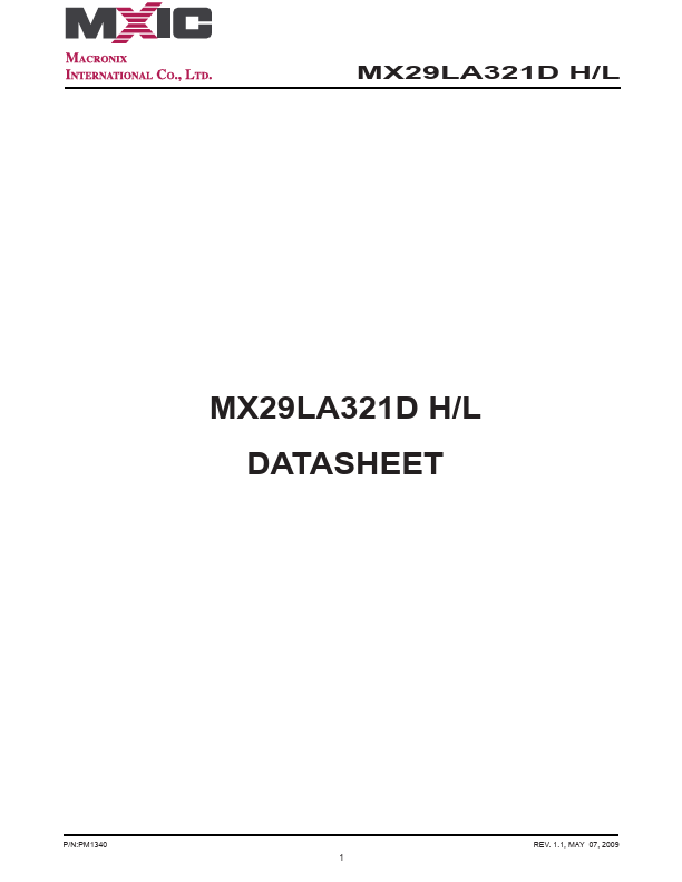 MX29LA321DL