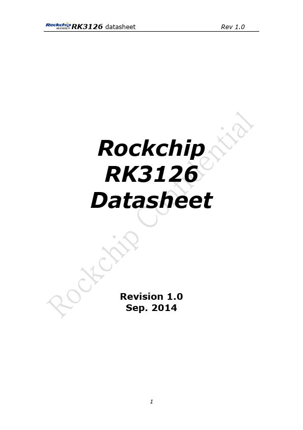 RK3126 Rockchip