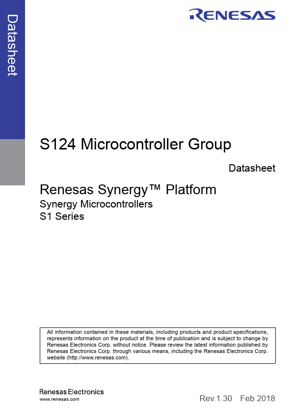 R7FS124763A01CFM Renesas