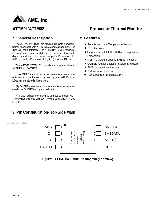 ATTM01 Analog Microelectronics