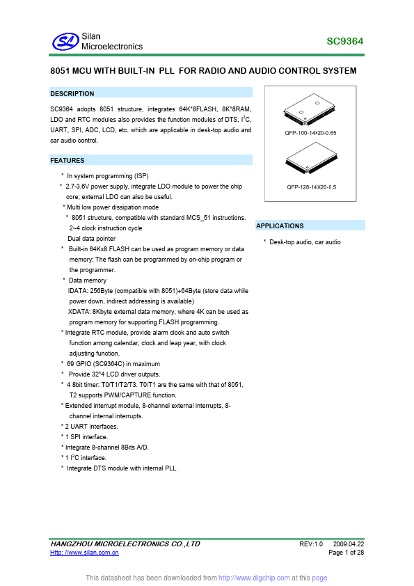 SC9364C Silan Microelectronics