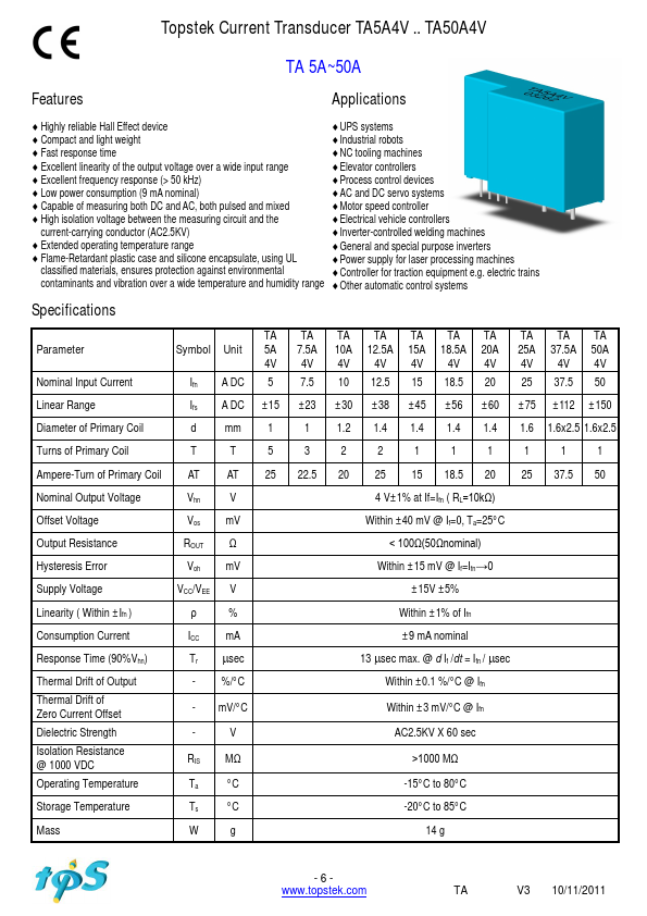 <?=TA18.5A4V?> डेटा पत्रक पीडीएफ