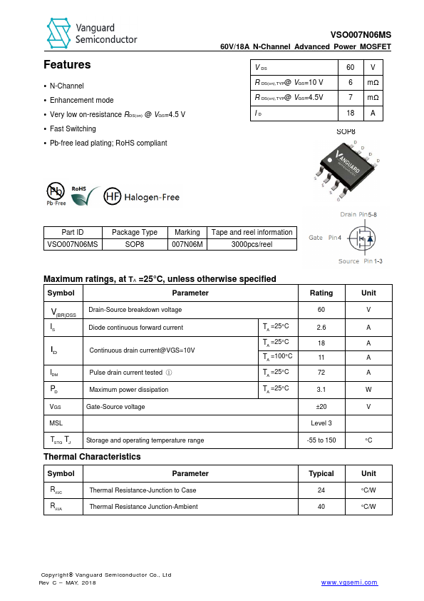 VSO007N06MS