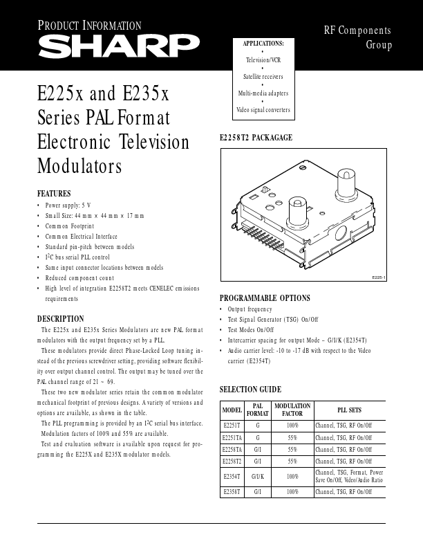 <?=E235x?> डेटा पत्रक पीडीएफ