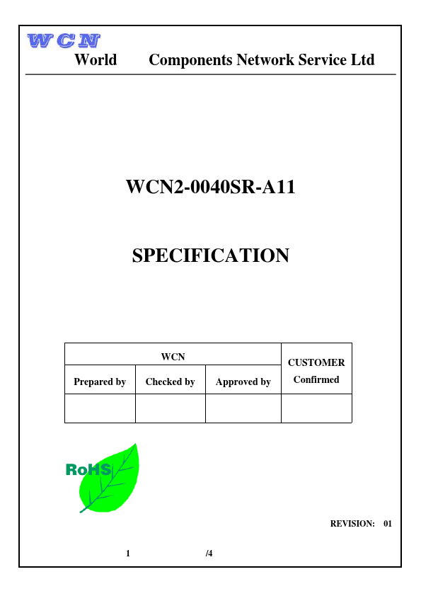WCN2-0040SR-A11
