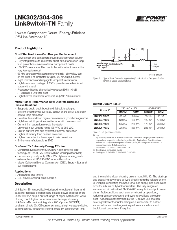 LNK306P Power Integrations