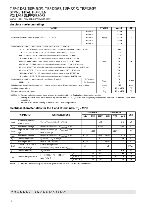 TISP4240F3